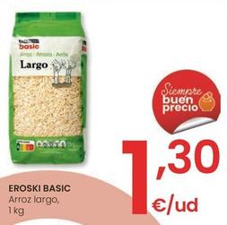 Oferta de Eroski - Basic Arroz Largo por 1,3€ en Eroski