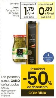 Oferta de Gallo - Spaguettini Al Huevo por 1,79€ en Eroski