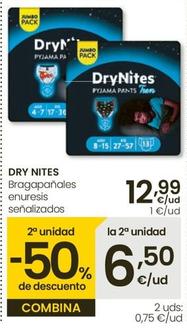 Oferta de Drynites - Bragapanales Enuresis por 12,99€ en Eroski