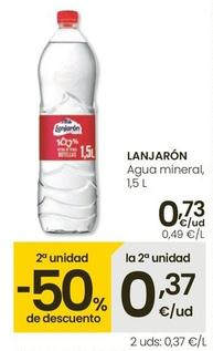 Oferta de Lanjarón - Agua Mineral por 0,73€ en Eroski