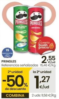 Oferta de Pringles - Referencias Senalizados por 2,55€ en Eroski