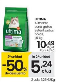 Oferta de Última - Alimento Para Gatos Esterillizados Bolas por 10,49€ en Eroski