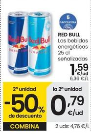 Oferta de Red Bull - Las Bebida Energéticos por 1,59€ en Eroski