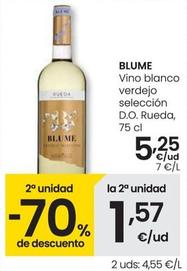 Oferta de Blume - Vino Blanco Seleccion D.O. Rueda por 5,25€ en Eroski