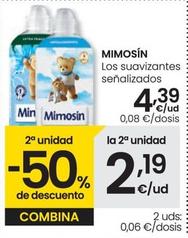 Oferta de Mimosín - Los Suavizantes Senalizados por 4,39€ en Eroski