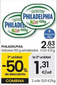 Oferta de Philadelphia - Sabores por 2,63€ en Eroski