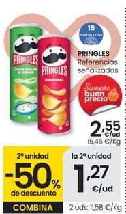Oferta de Pringles - Referencias Senalizadas por 2,55€ en Eroski