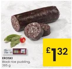 Oferta de Eroski - Black Rice Pudding por 1,32€ en Eroski