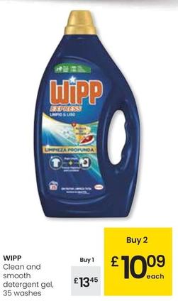 Oferta de Wipp - Clean And Smooth Detergent Gel por 13,45€ en Eroski