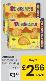 Oferta de Artiach - Dinosaurus Biscuits por 3,41€ en Eroski