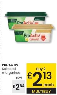 Oferta de Proactiv - Selected Margarines por 2,84€ en Eroski