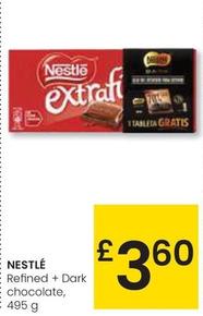 Oferta de Nestlé - Refined + Dark Chocolate por 3,6€ en Eroski