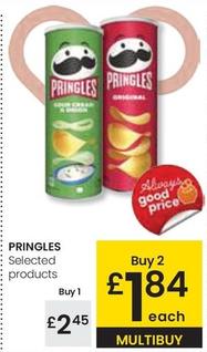 Oferta de Pringles - Selected Products por 2,45€ en Eroski