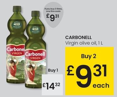 Oferta de Carbonell - Virgin Olive Oil por 14,32€ en Eroski