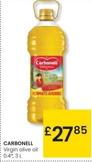 Oferta de Carbonell - Virgin Olive Oil por 27,85€ en Eroski