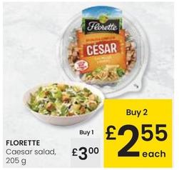 Oferta de Florette - Caesar Salad por 3€ en Eroski