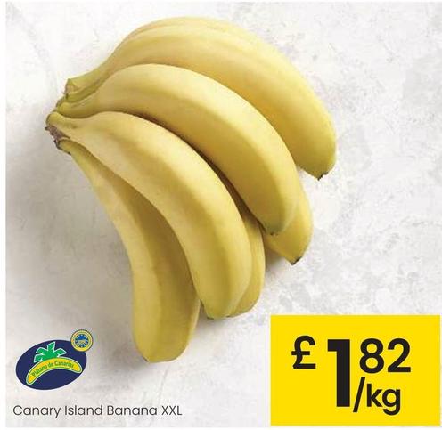 Oferta de Canary Island Banana XXL por 1,82€ en Eroski