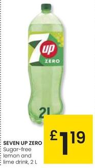 Oferta de Seven Up - Sugar-free Lemon And Lime Drink por 1,19€ en Eroski