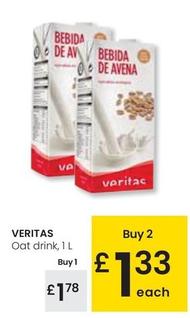 Oferta de Veritas - Oat Drink por 1,78€ en Eroski