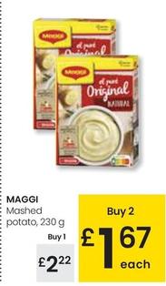 Oferta de Maggi - Mashes Potato por 2,22€ en Eroski