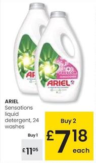Oferta de Ariel - Sensations Liquid Detergent 24 Washes por 11,05€ en Eroski