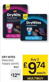 Oferta de Drynites - Selected Nappy Pants por 12,98€ en Eroski