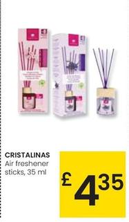 Oferta de Cristalinas - Air Freshener Sticks por 4,35€ en Eroski