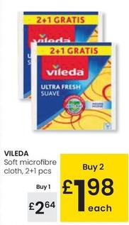 Oferta de Vileda - Soft Microfibre Cloth por 2,64€ en Eroski