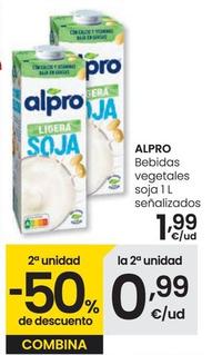 Oferta de Alpro - Bebidas Vegetales Soja por 1,99€ en Eroski
