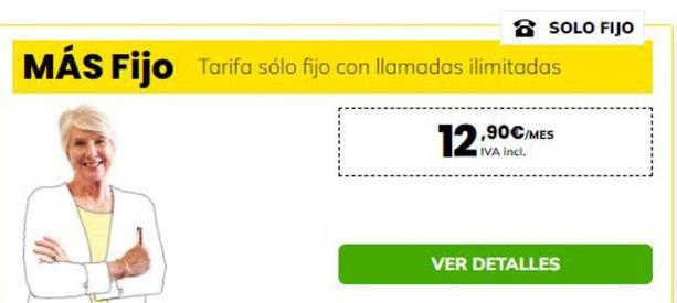 Oferta de Tarifas móvil por 12,9€ en MÁSmóvil