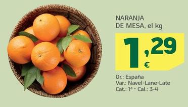 Oferta de Naranja por 1,29€ en HiperDino