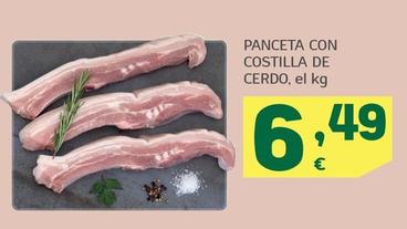 Oferta de Panceta Con Costilla De Cerdo por 6,49€ en HiperDino