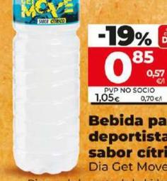 Oferta de Dia Get Move - Bebida Para Deportistas Sabor Citrico por 0,85€ en Dia