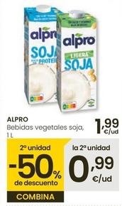 Oferta de Alpro - Bebidas Vegetale Soja por 1,99€ en Eroski