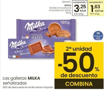 Oferta de Milka - Gallata Chocobiscuit Chocolate Con Leche por 3,25€ en Eroski