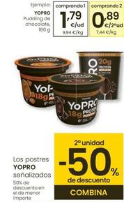 Oferta de Yopro - Los Postres por 1,79€ en Eroski