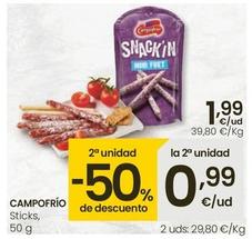 Oferta de Campofrío - Sticks por 1,99€ en Eroski