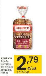 Oferta de Panrico - Pan 14 Semillas 0% Azucar Anadido por 2,79€ en Eroski
