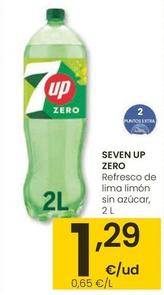 Oferta de Seven Up - Zero Refresco De Lima Limon Sin Azucar por 1,29€ en Eroski