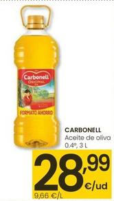 Oferta de Carbonell - Aceite De Oliva 0,4` por 28,99€ en Eroski