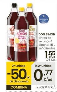 Oferta de Don Simón - Tintos De Verano S/alcohol por 1,55€ en Eroski