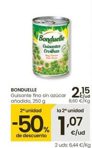 Oferta de Bonduelle - Guisantes Fino Sin Azucar Anadido por 2,15€ en Eroski