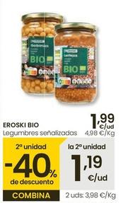 Oferta de Eroski Bio - Legumbres Senalizados por 1,99€ en Eroski