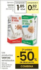Oferta de Veritas - Bebida De Avena por 1,85€ en Eroski