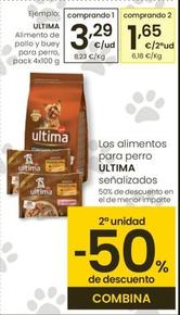 Oferta de Última - Alimento De Pollo Y Buey Para Perro por 3,29€ en Eroski