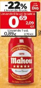 Oferta de Mahou - Cerveza 5 Estrellas por 0,85€ en Dia