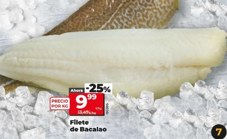 Oferta de Filete De Bacalao por 9,99€ en Dia