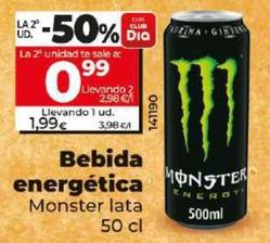 Oferta de Monster - Bebida Energética por 1,99€ en Dia