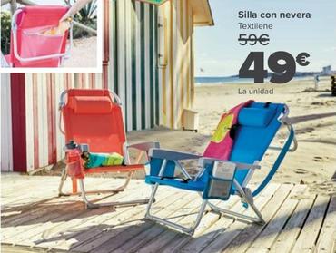 Oferta de Silla Con Nevera por 49€ en Carrefour