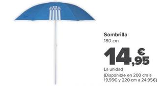 Oferta de Sombrilla por 14,95€ en Carrefour